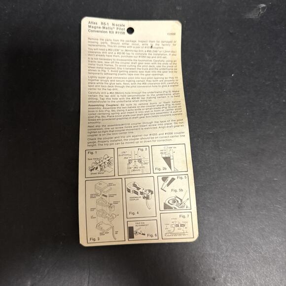 Micro-Trains Magne-matic Atlas RS-1 Diesel Coupler Conversion Kit N Scale 1158 - Picture 2 of 2